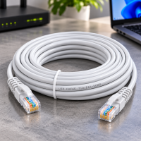 Cablu UTP Cat 6 MRG M1235, 10 m, Cablu Retea Ethernet RJ45 Internet, 1Gbps C1236