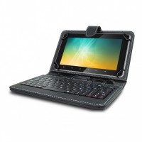 Husa Tableta MRG L-298 7 Inch Cu Tastatura Micro Usb , Negru C298