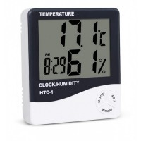 Ceas, termometru si aparat de masura a umiditatii digital cu ecran LCD MRG MHTC1 C267