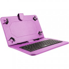 Husa tableta model X cu tastatura MRG, MicroUSB, 9.7 inch, Mov C428