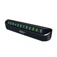 Suport Numar Telefon MRG, Pentru Bord Auto, Magnetic, Negru C452