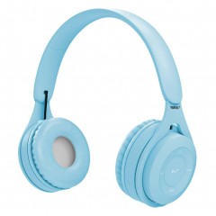 Casti wireless MRG MYO8, handsfree, cu bluetooth, albastru C576