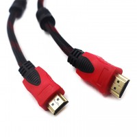 Cablu Hdmi MRG M749, 150cm, Digital, Negru cu Rosu C749