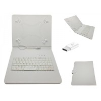 Husa Tableta Tastatura MRG L-462, 9.7 Inch, TypeC, Alb C798