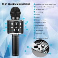Microfon Karaoke MRG MWS858, Bluetooth, Reincarcabil, Negru C771
