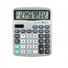 Calculator de Birou MRG MNT9786, 12 Digits , LCD , Verificare 112 Pasi C869
