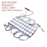 Set 20x Modul 3 Led SMD MRG M890 , SMD 2835, Led SMD Alb Rece, IP66 C890