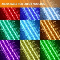 Set 20x Modul 3 Led SMD RGB MRG M912, SMD 5050, 12v, Multicolor C912