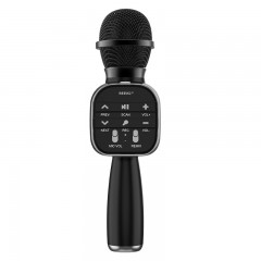 Microfon Karaoke MRG MDS813, Bluetooth, Reincarcabil, Negru C775