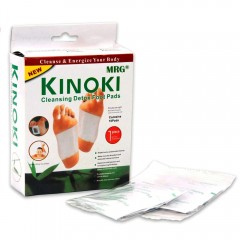 Set 10x Plasturi Detoxifiere Kinoki MRG M943, Pentru Picioare C943