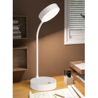 Lampa LED Flexibila de Birou MRG M1631, Reincarcabila, Touch , Alba C962