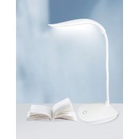 Lampa LED Flexibila de Birou MRG MXC018, USB, Touch, Alb Rece, 18 Led, Alba C973