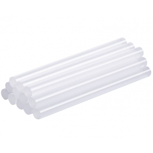 10 x Bara rezerva silicon MRG M657, 27 cm lungime, 11 mm, pentru Pistol Lipit cu Silicon C657