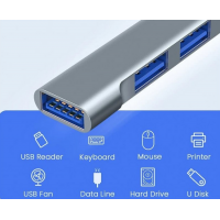 Adaptor Hub USB MRG MGL2321, 3x USB, USB 3.0, Multiport 3 in 1 C1113