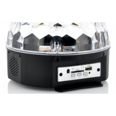 Glob Disco cu MP3 Player, boxe incorporate, jocuri de lumini in ritmul muzicii