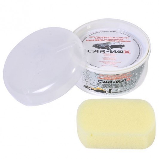 Ceara auto pentru lustruire si acoperit zgarieturi + burete,180 gr Car Wax