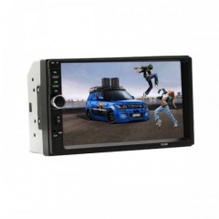 Player auto MP5 cu display Touchscreen 7 Inch, functie Bluetooth, slot USB si microSD