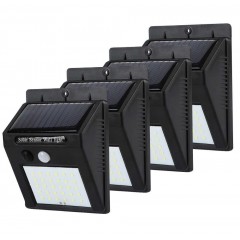Set 4 Lampi Solare, portabile, cu senzor, 30 LED