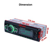 Radio MP3 auto 1403, Bluetooth, Auxiliar , Card Reader, USB, Telecomanda