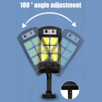 Lampa solara stradala, cu senzor de miscare, HS-8013(COB), 150 SMD