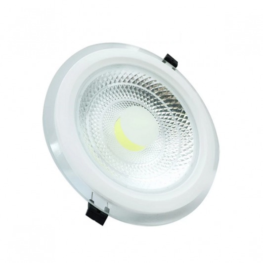 Aplica rotunda 10 LED 5W, dispenser transparent, 9.5cm diametru