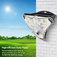 Proiector Solar LED cu senzor de miscare, GL-68, 3 moduri iluminare