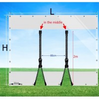 Fermoar maro cusut pe banda de intaritura 2 m lungime x 10 cm latime, pentru folie terasa, prelate