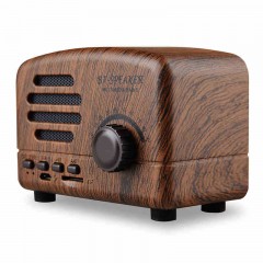 Boxa Retro Wood, Bluetooth, USB/TF, Baterie 1200 MAh