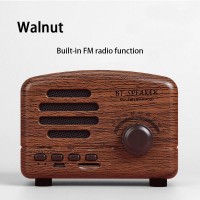 Boxa Retro Wood, Bluetooth, USB/TF, Baterie 1200 MAh