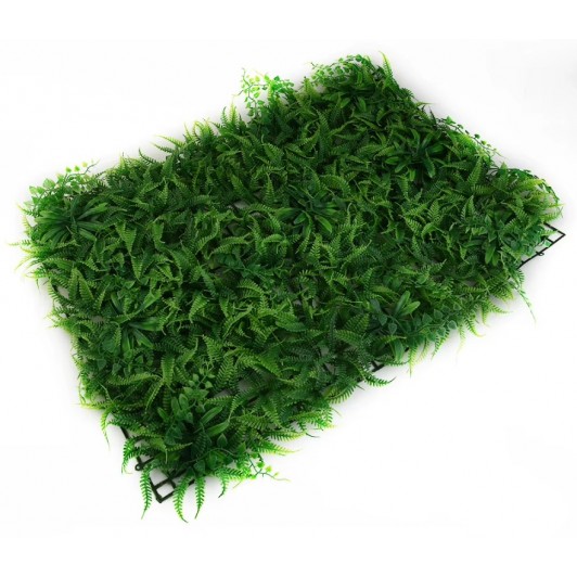 Panou verde din frunze artificiale Green Leaf 40 x 60 cm