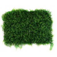 Panou verde din frunze artificiale Green Leaf 40 x 60 cm, set 3 bucati