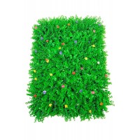 Panou verde din frunze artificiale Flower 40 x 60 cm