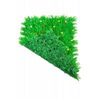 Panou verde din frunze artificiale Flower 40 x 60 cm