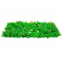 Panou verde din frunze artificiale Flower 40 x 60 cm