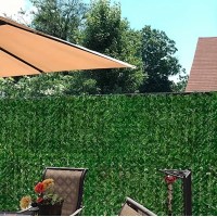 Paravan Gard Viu Artificial cu frunze verzi 1 x 3 m