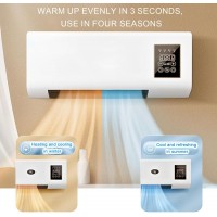 Aer conditionat portabil racire/ incalzire, 1500W, termostat electronic, display LED, timer