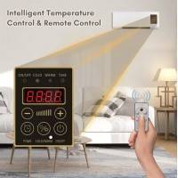 Aer conditionat portabil racire/ incalzire, 1500W, termostat electronic, display LED, timer