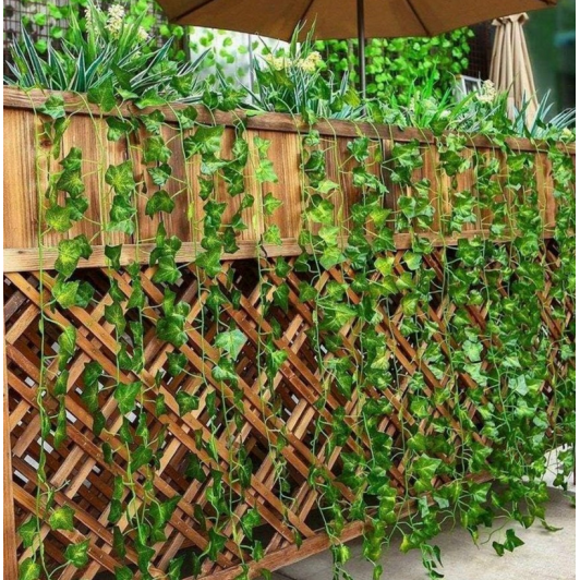 Set 6 ghirlante iedera artificiala verde, aspect natural, 2m lungime Set 6 ghirlante iedera artificiala verde, aspect natural, 2m lungime