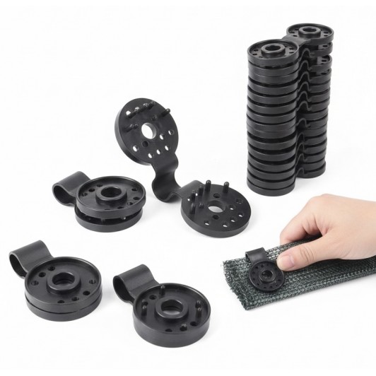 Cleme de prindere plasa umbrire, set 10 bucati