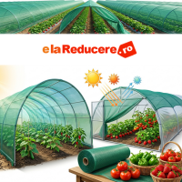 Plasa verde opaca 1.5 m x lungime 25 m, umbrire si protectie, opacitate 40%, Gratuit 50 coliere