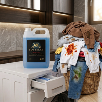 Set 3 x Detergent Spring Fresh 5L, 300 spalari, pentru rufe albe si colorate