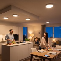 Aplica LED Rotunda, 12W, Lumina Alba, diametru 17cm