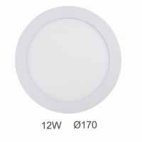 Aplica LED Rotunda, 12W, Lumina Alba, diametru 17cm