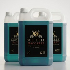 Set 3 x Detergent Baccarat 5L, 300 spalari, pentru rufe albe si colorate, produs in Romania