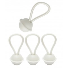 Set 4 corzi elastice cu bile pentru fixare / prindere prelate