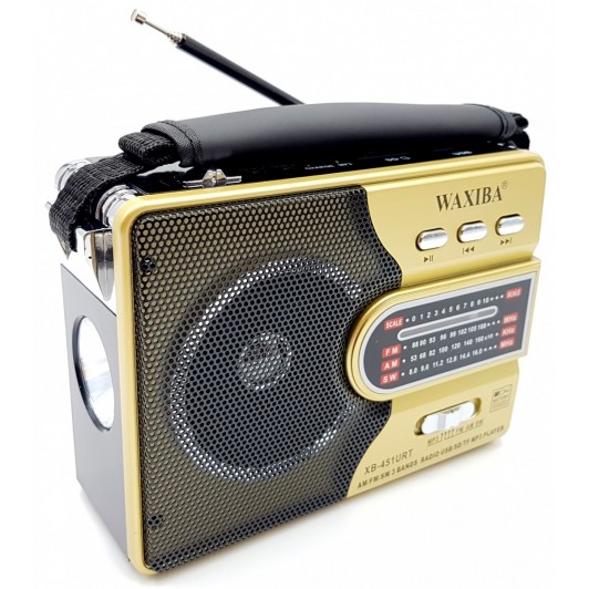 Radio Portabil cu MP3 Player si Lanterna 451, AM/FM/SW