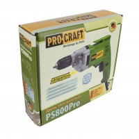 Bormasina Procraft PS800PRO, 800 W, 1150 rpm, mandrina 10 mm