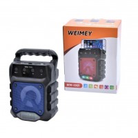Boxa portabila Bluetooth, USB, TF, Radio FM, lumini LED  WM 1301