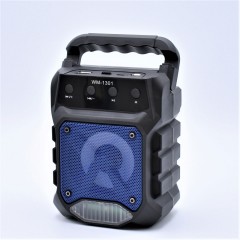 Boxa portabila Bluetooth, USB, TF, Radio FM, lumini LED WM 1301 Boxa portabila Bluetooth, USB, TF, Radio FM, lumini LED WM 1301