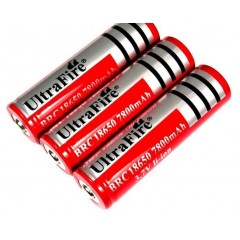 Set 3 Acumulatori tip 18650, 7800 mAh, 3.7V, Li-ion